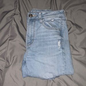 light wash american eagle stretch jeans